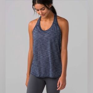 lululemon athletica | Essential Tank | Heathered Deep Navy | 6